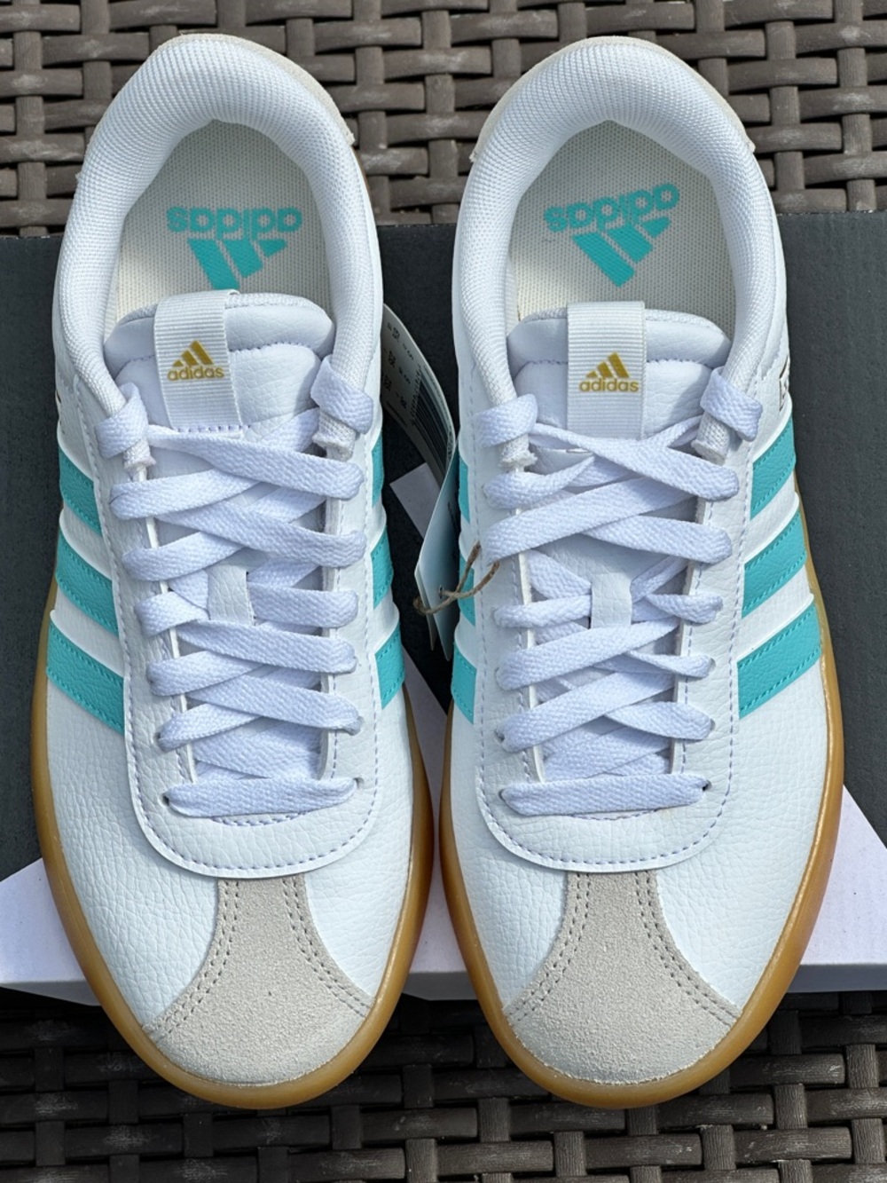 Adidas VL Court 3.0 Low Casual Everyday Sneaker Womens 6.5 fits Youth GS 5Y NEW - Picture 7 of 13